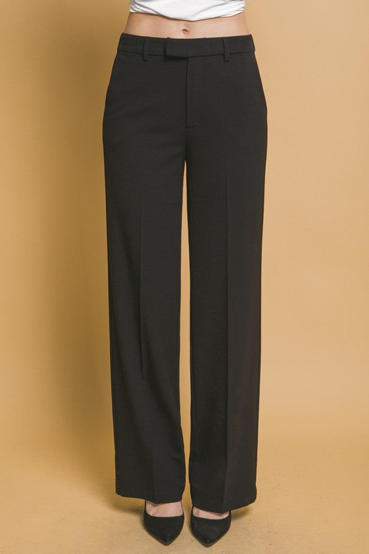 Solid Formal Long Pants