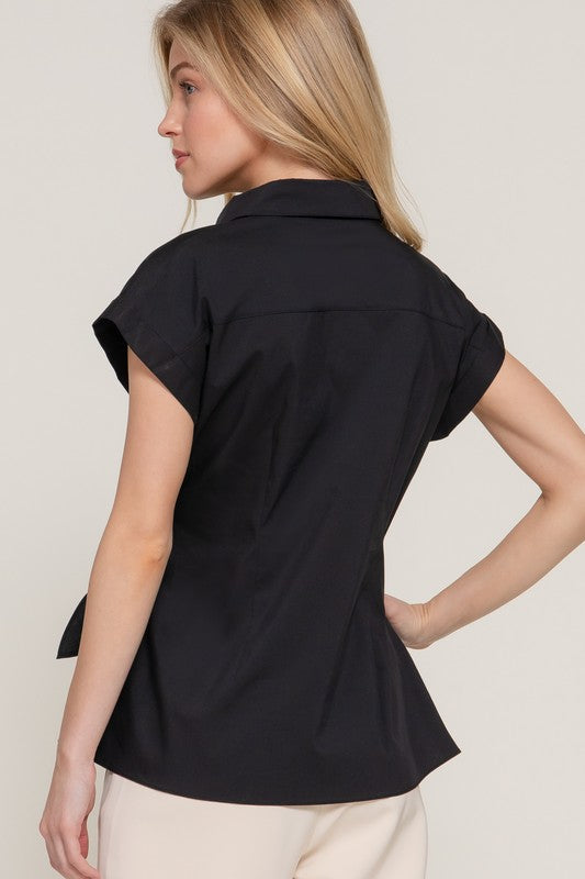 TIE WRAP POPLIN