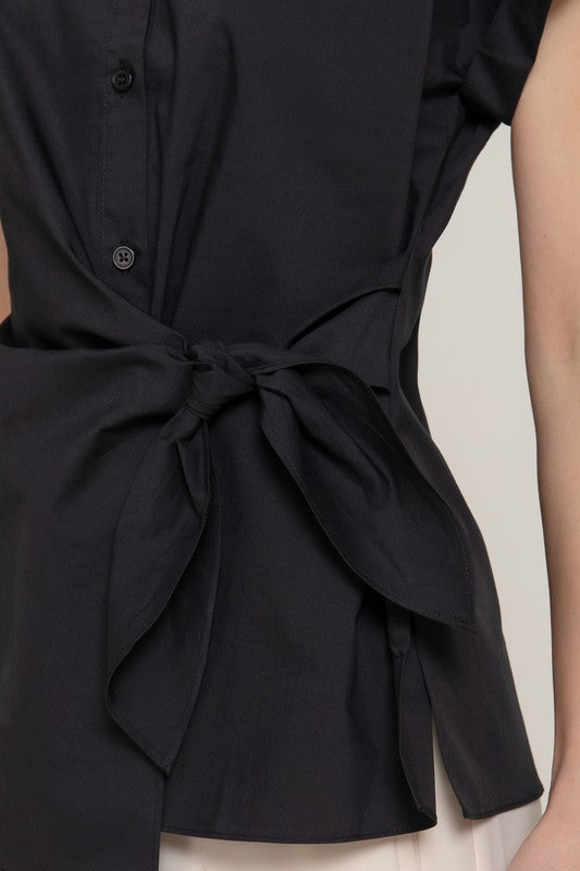 TIE WRAP POPLIN