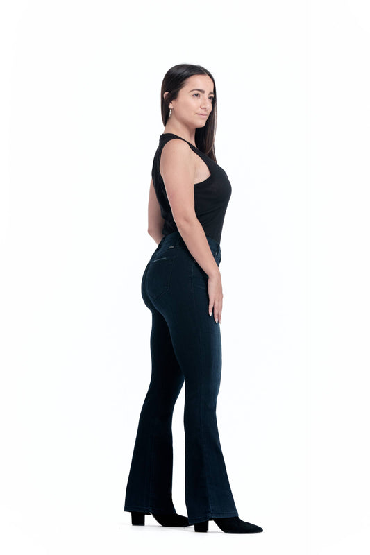 Sade Mid-Rise Slim Boot Jean (PETITE)