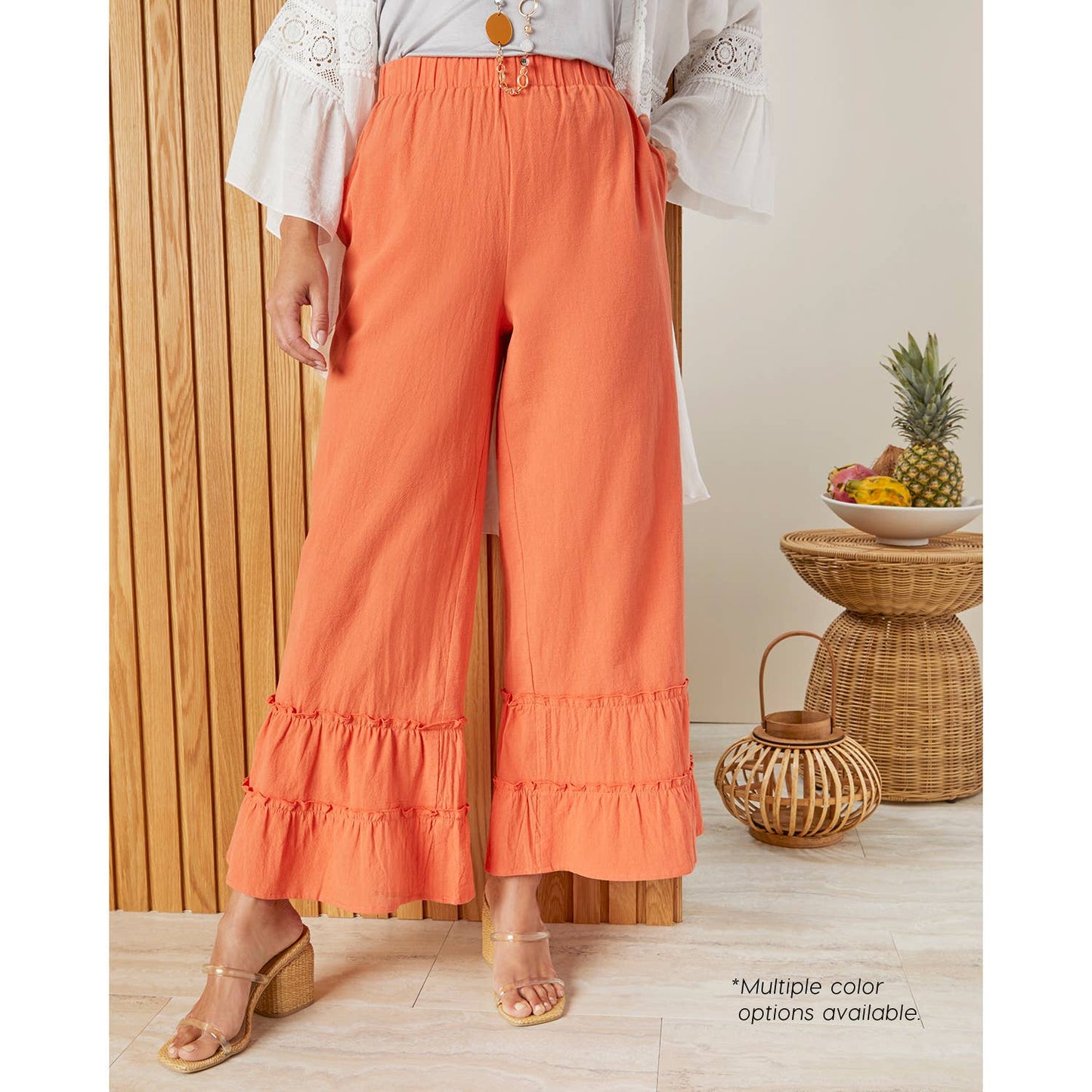 FINAL SALE: Audrey Ruffle Pant