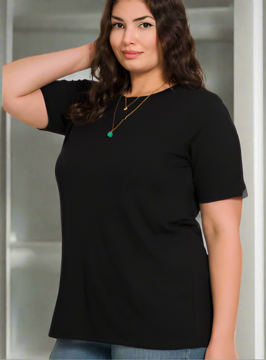 ROUND NECK BASIC TEE
