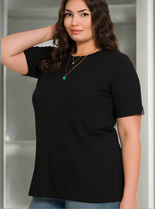 ROUND NECK BASIC TEE