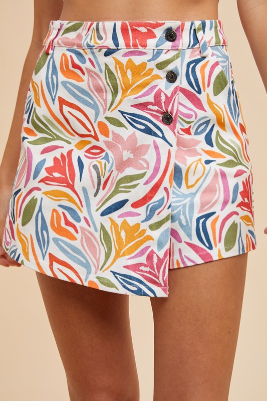 FINAL SALE: VIBRANT SKORT
