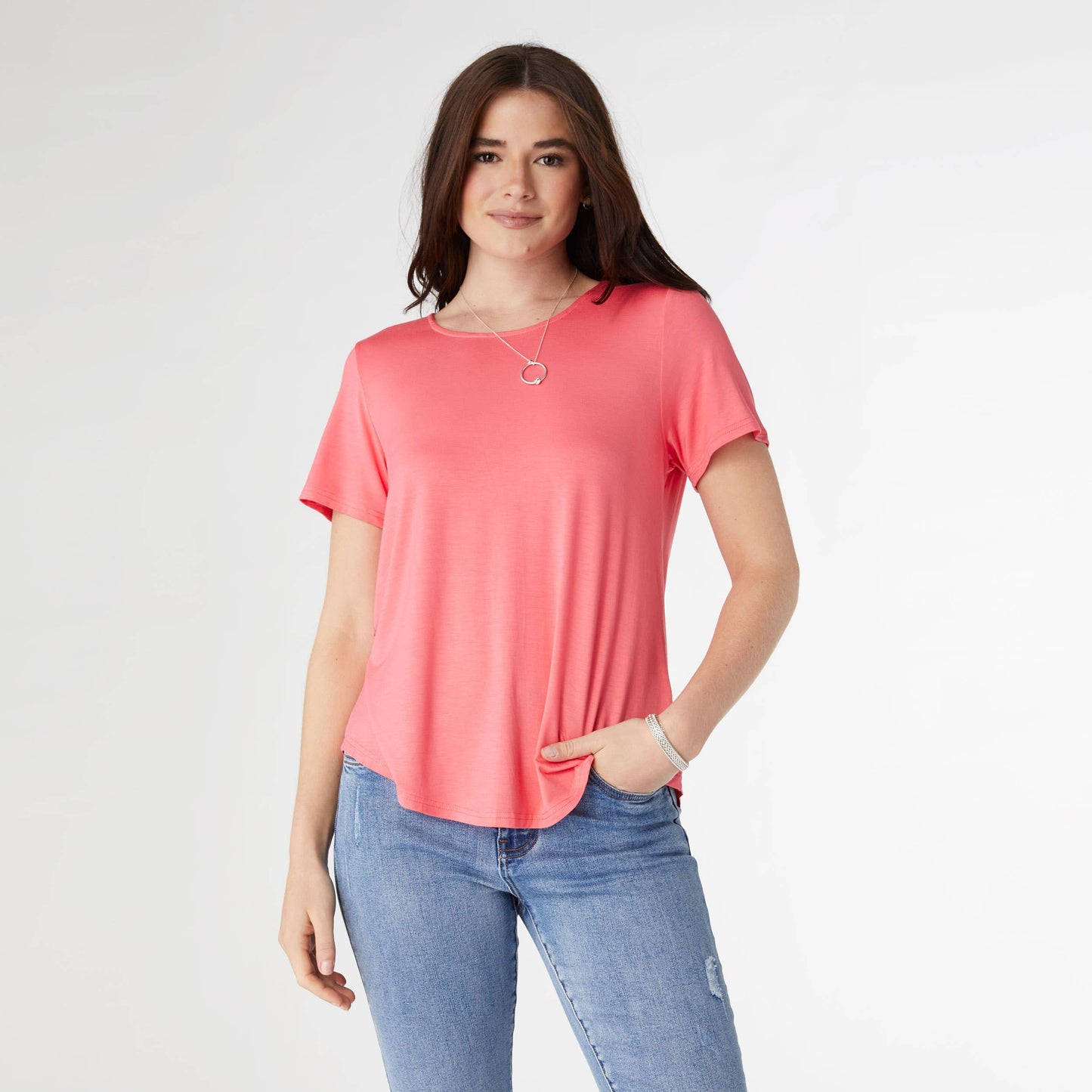 Erin Pleat Back Tee