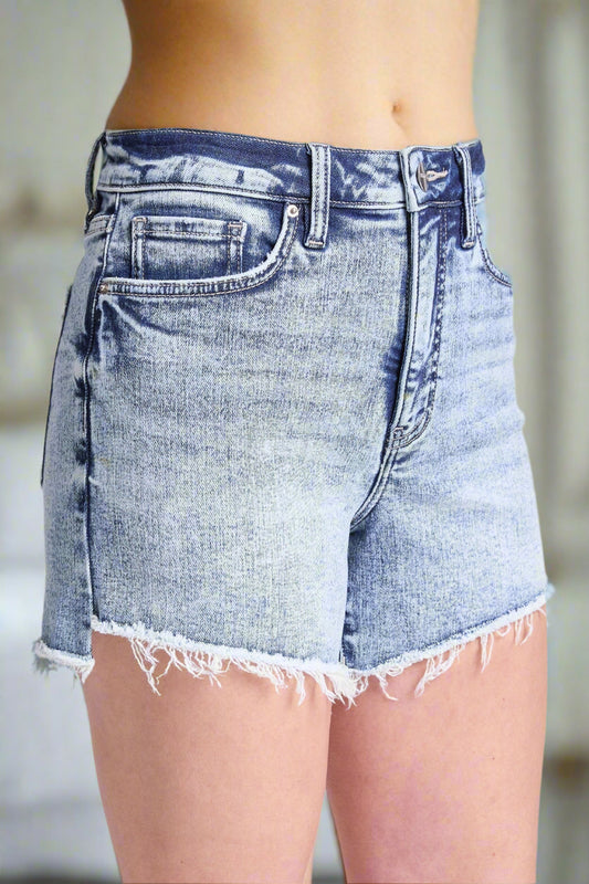 FINAL SALE: Step Fray Hem Shorts