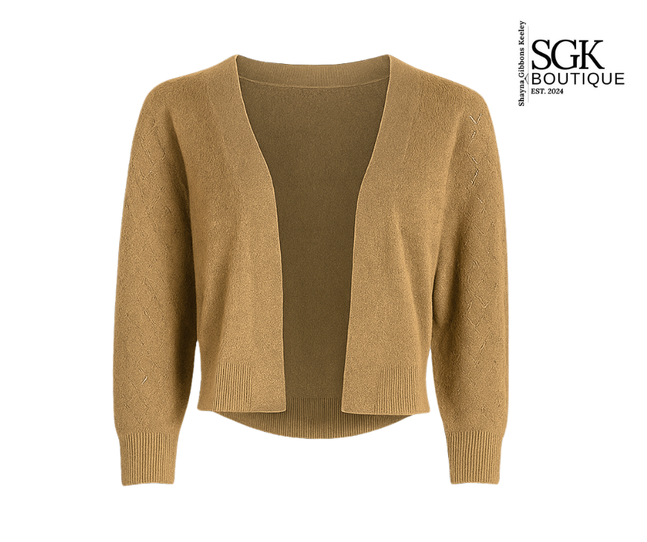 Pointelle Bolero Cardigan