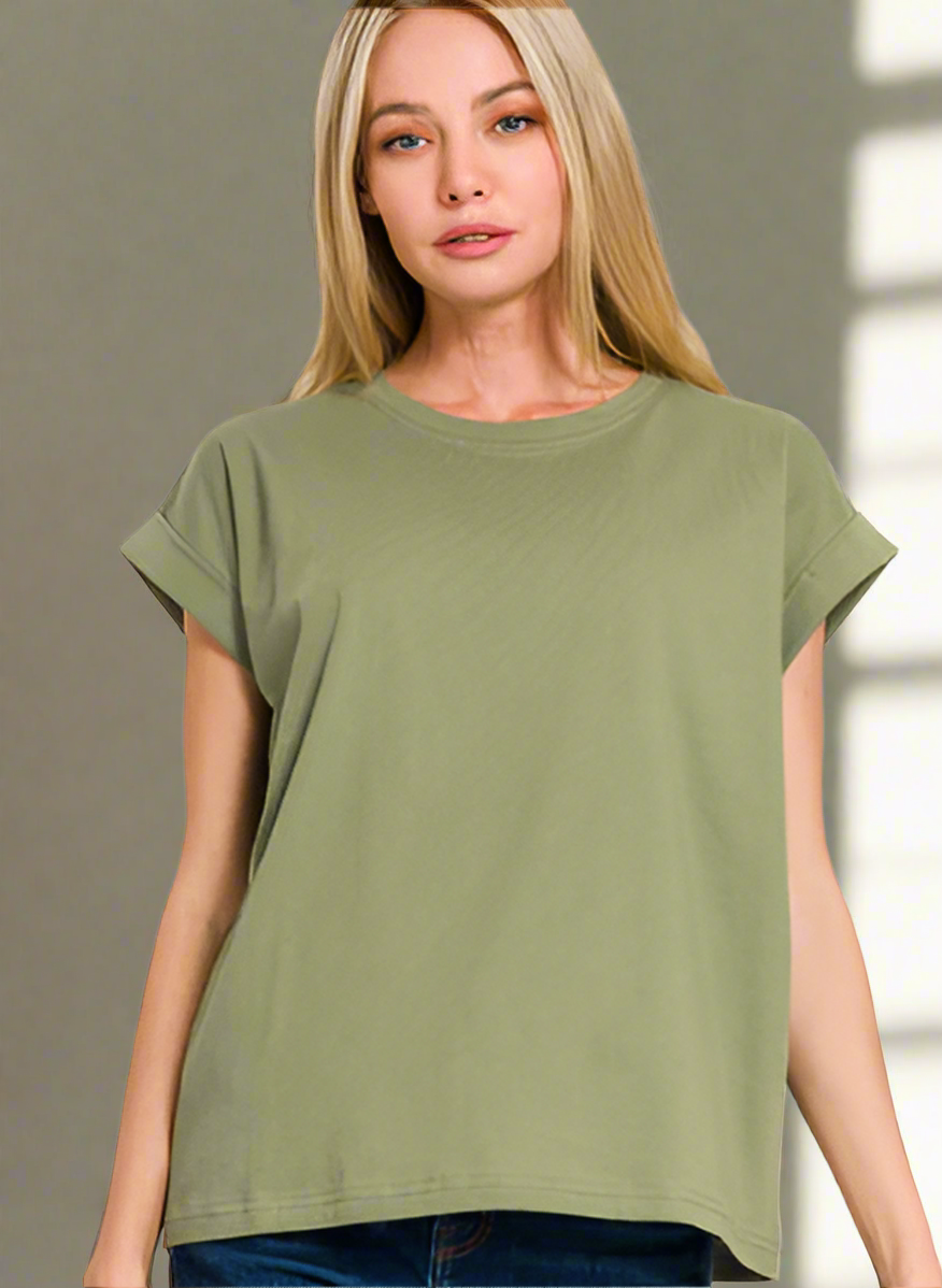CAP SLEEVE TEE