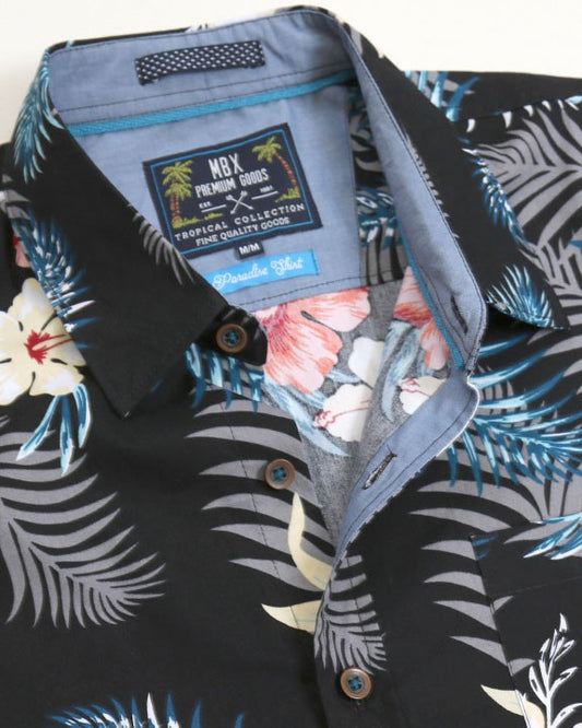 FINAL SALE: FLORAL BUTTON-UP