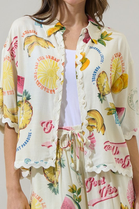 FINAL SALE: Paradise Button-Up