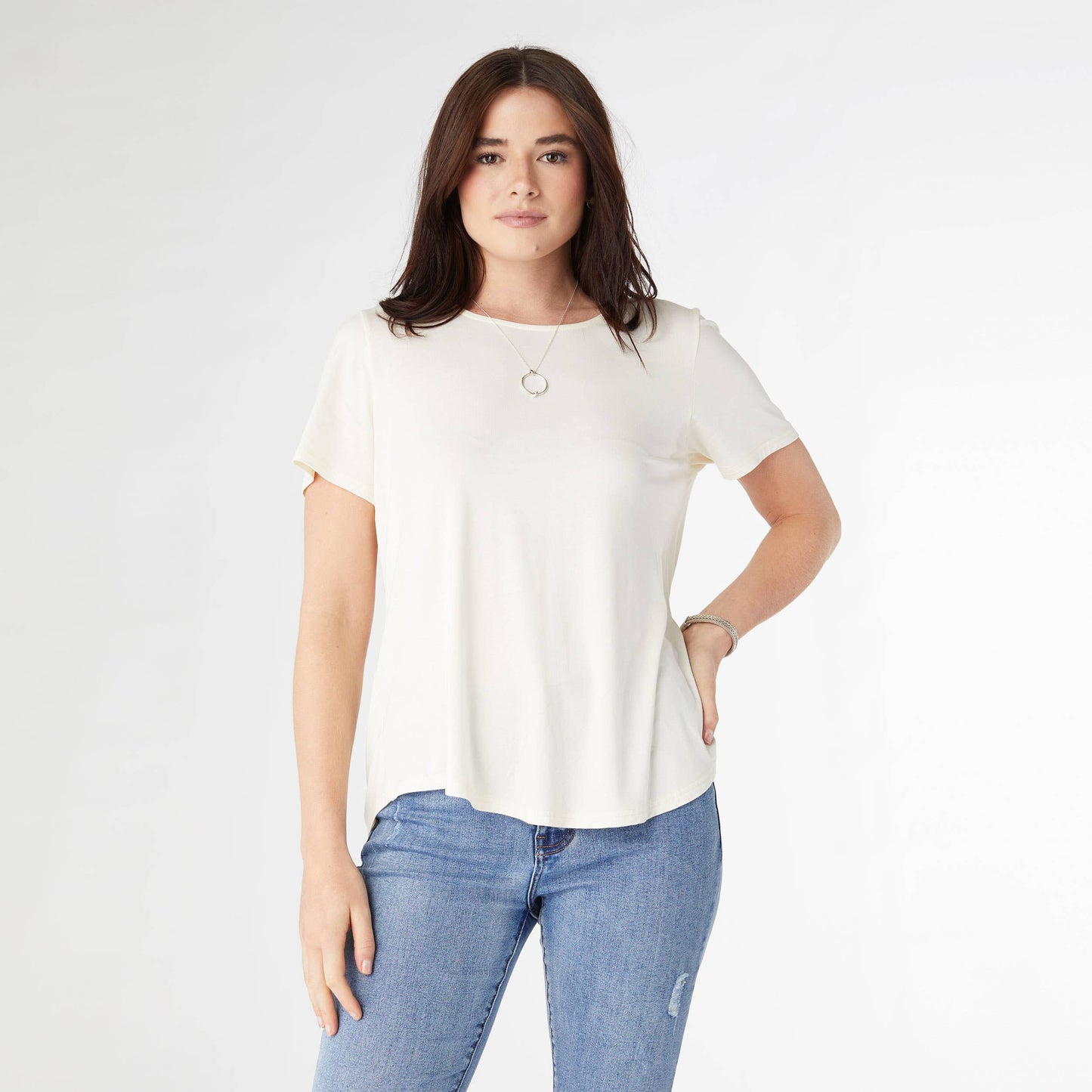 Erin Pleat Back Tee