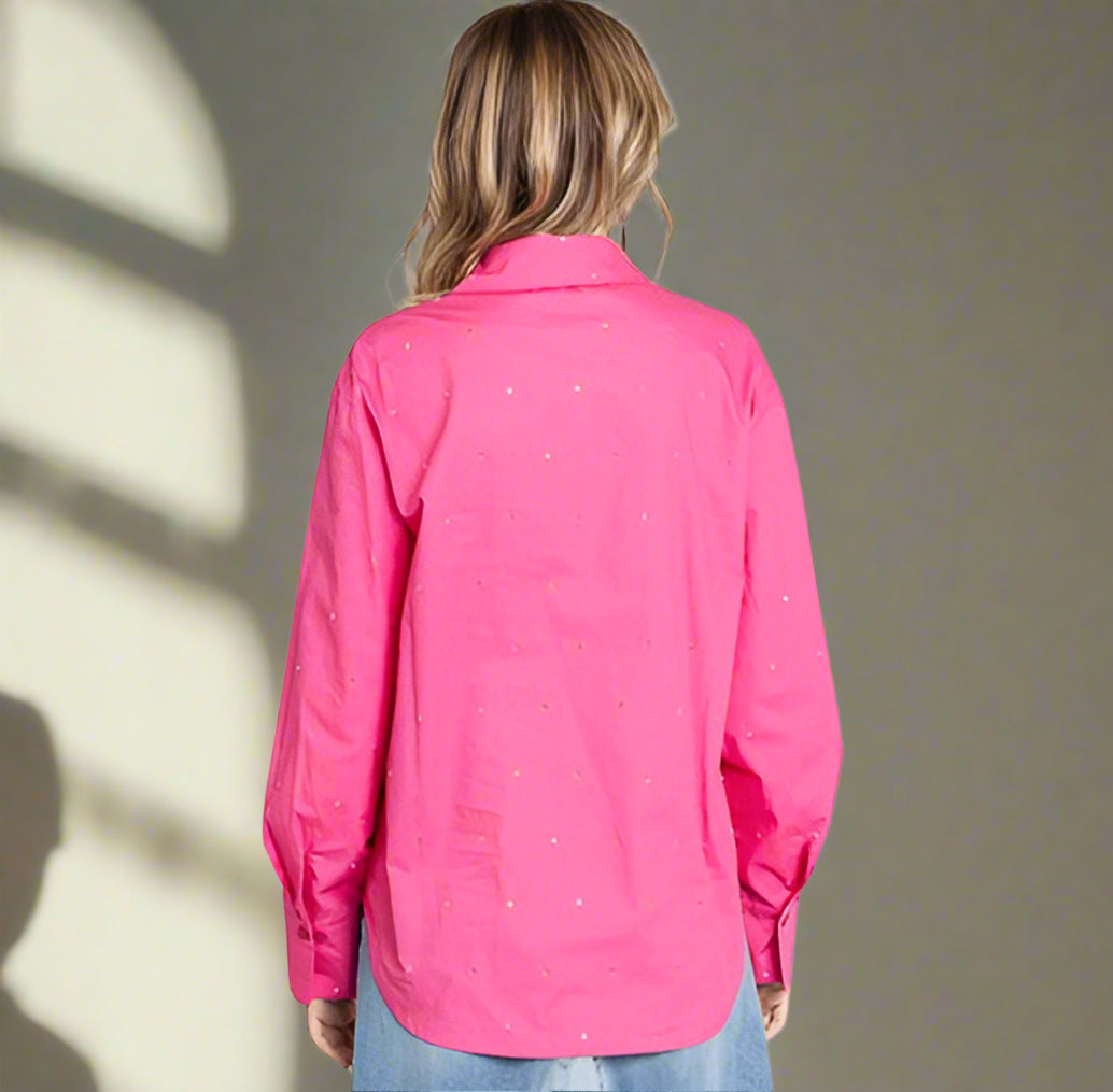 Rhinestone Poplin