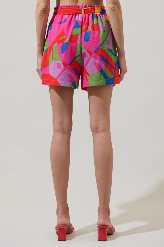 Abstract Wave Shorts