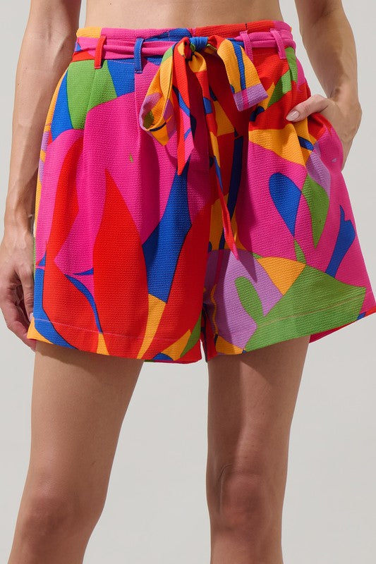 Abstract Wave Shorts