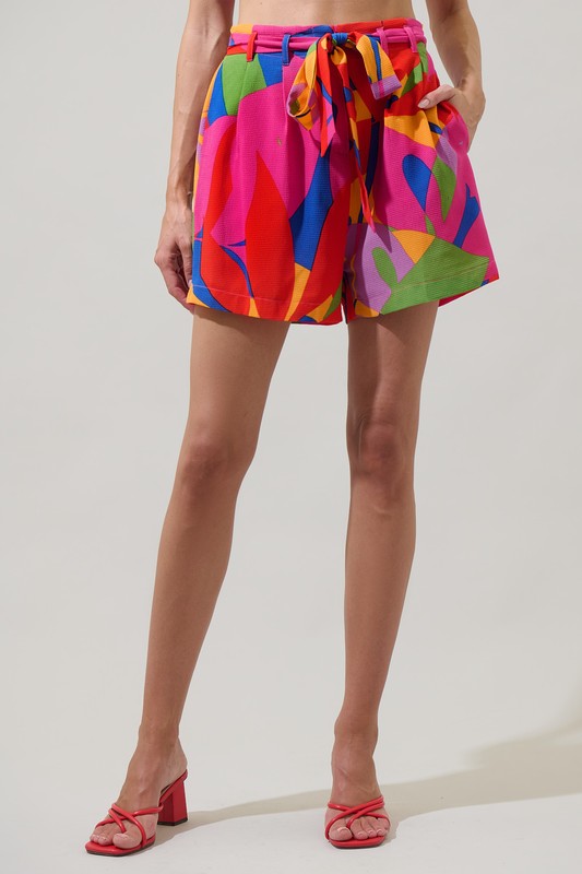 Abstract Wave Shorts
