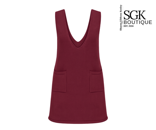 Pocketed Sweater Dress