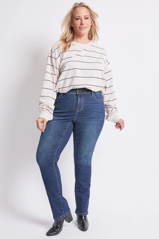 FINAL SALE: Confidence WannaBettaButt Straight Leg Jeans