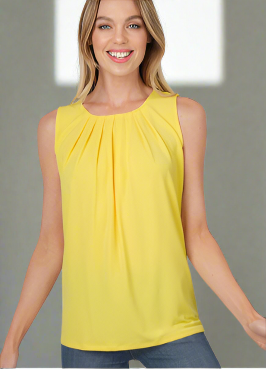 FINAL SALE: PLEAT TANK