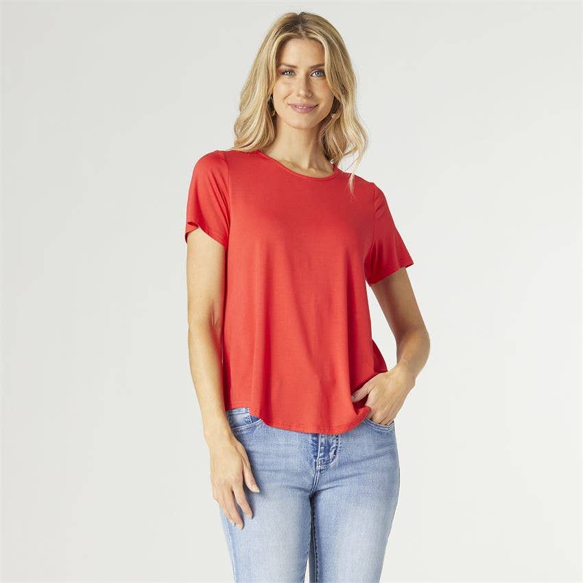 Erin Pleat Back Tee