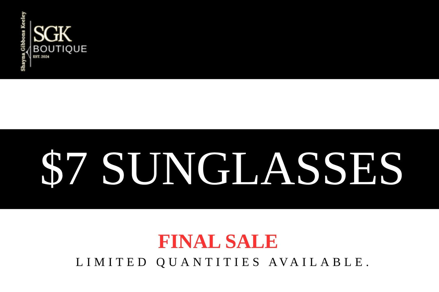 Stylish Shades for $7