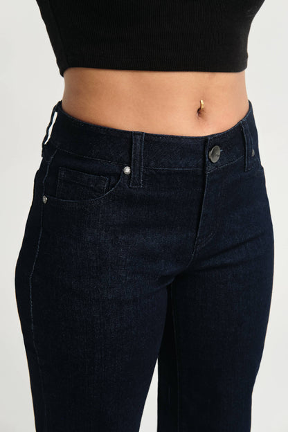 Rinse Slim Wide Leg Jean (PETITE)