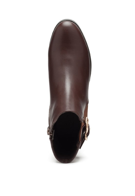 Frothy Croc Ankle Boots