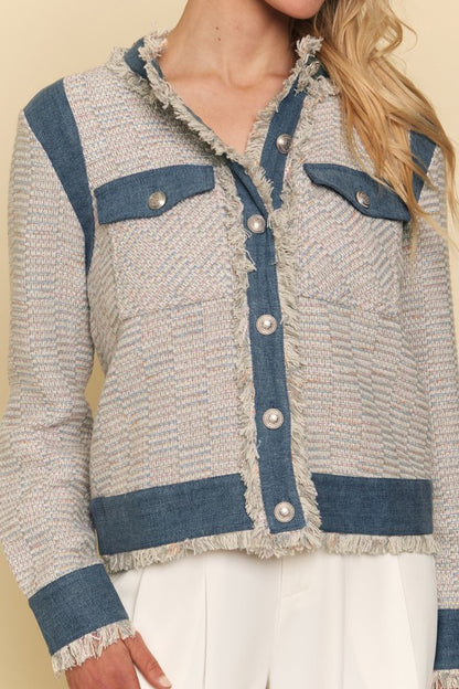 Denim Trim Tweed