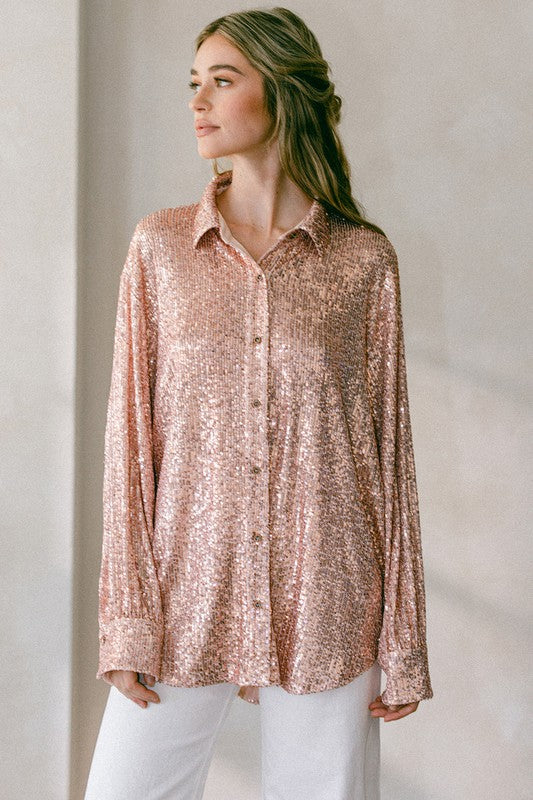 Final Sale|Sequin Tunic
