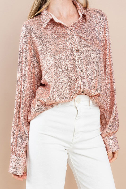 Final Sale|Sequin Tunic