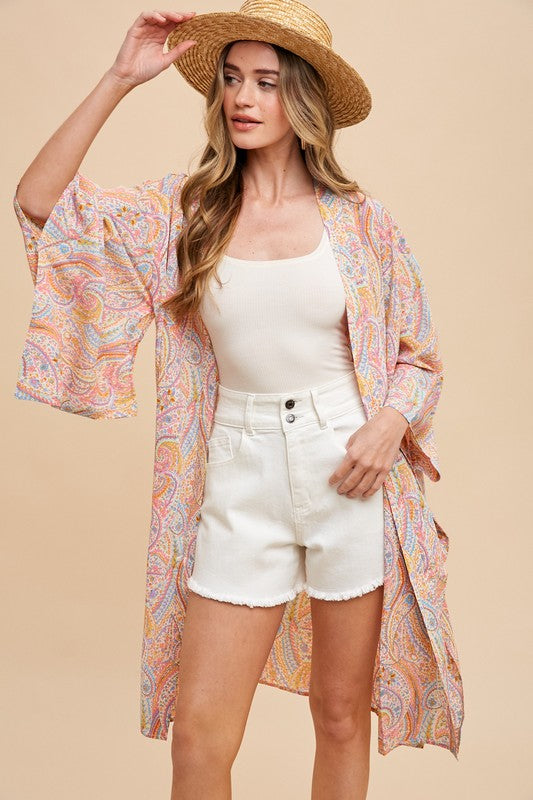 FINAL SALE: PAISLY KIMONO