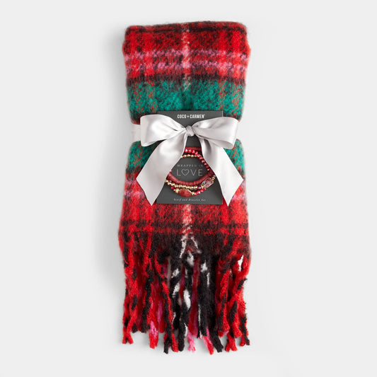 Christmas Scarf Gift Set