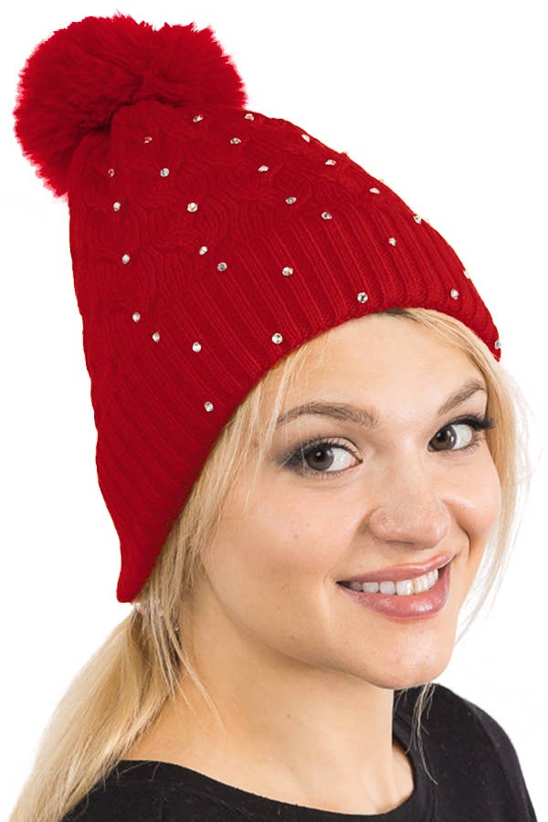 STUDDED BEANIE