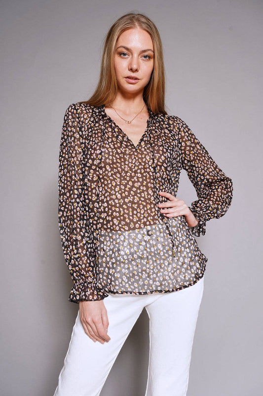 Leopard Blouse
