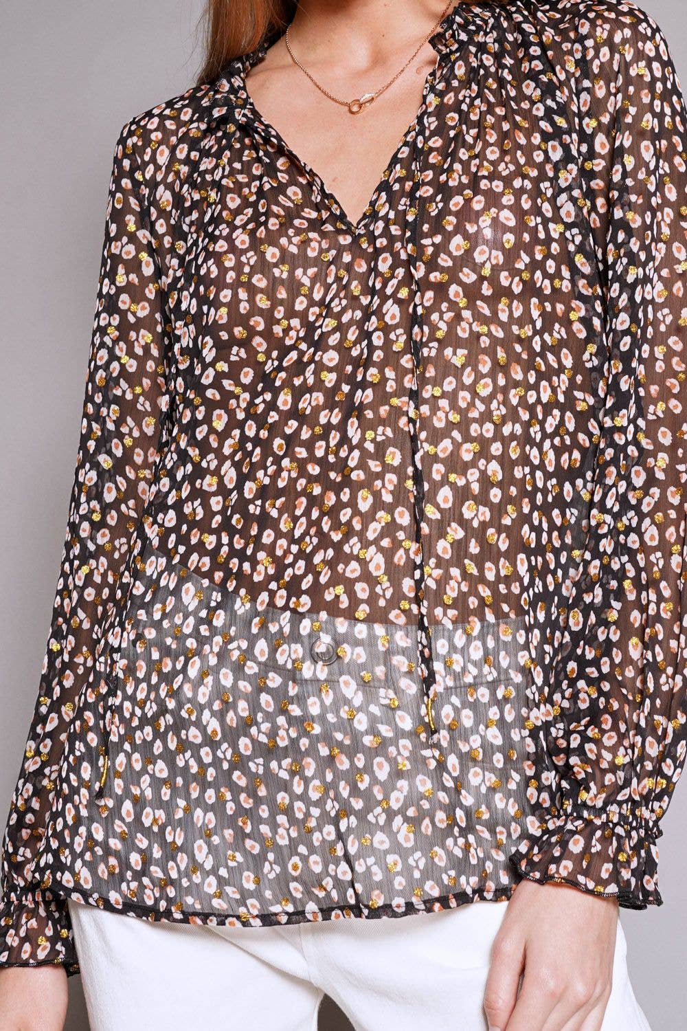Leopard Blouse