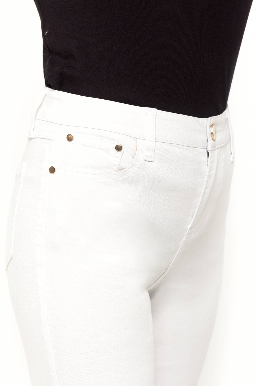 White | Scalloped Hem