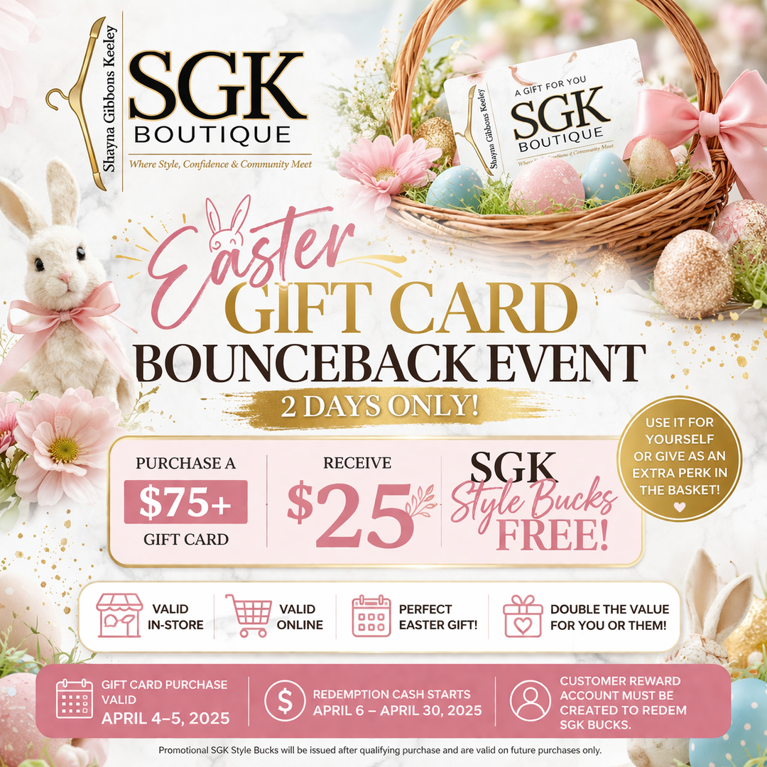 SGK Boutique Gift Card | The Perfect Fashion Gift