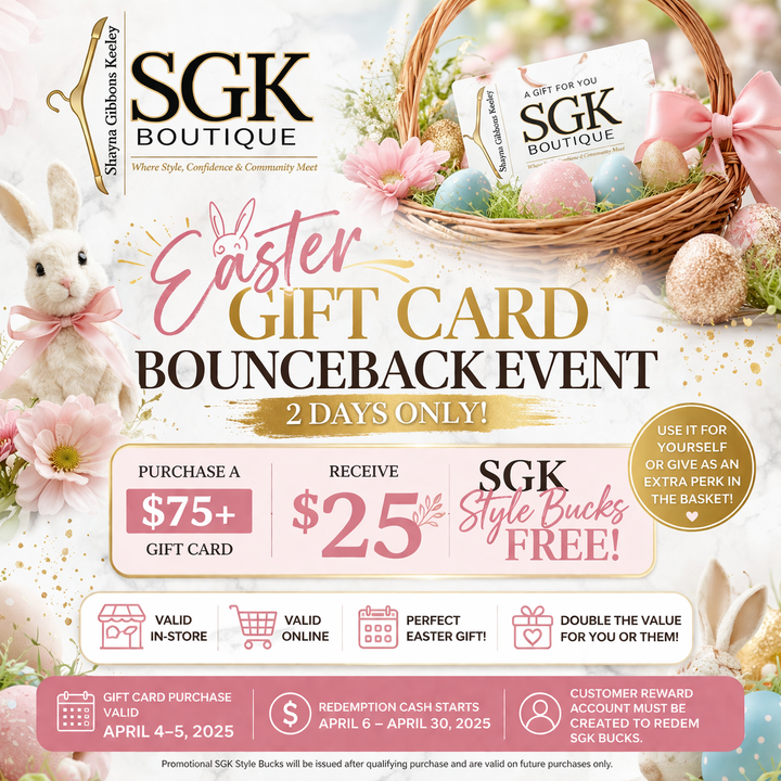 SGK Boutique Gift Card | The Perfect Fashion Gift