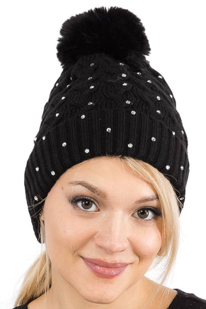 STUDDED BEANIE