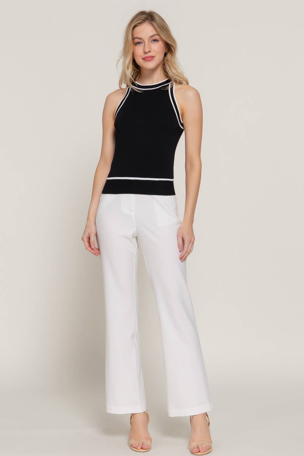 Contrast Stripe | Halter