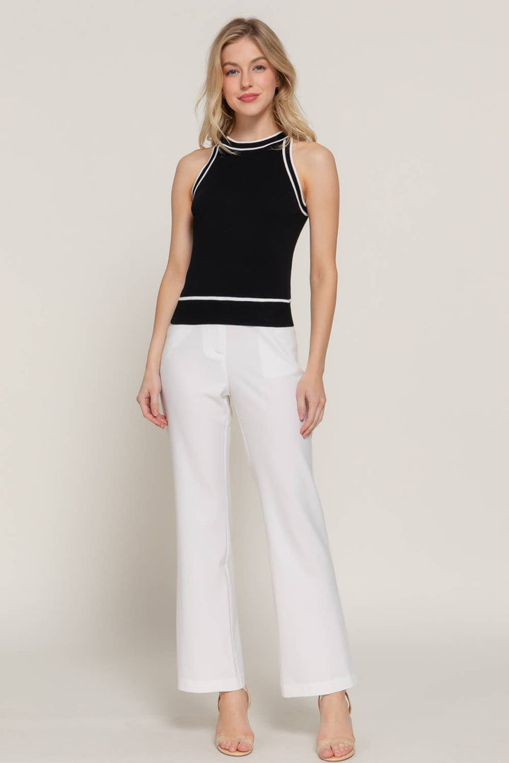 Contrast Stripe | Halter