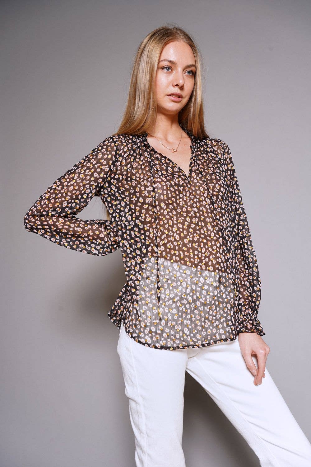 Leopard Blouse