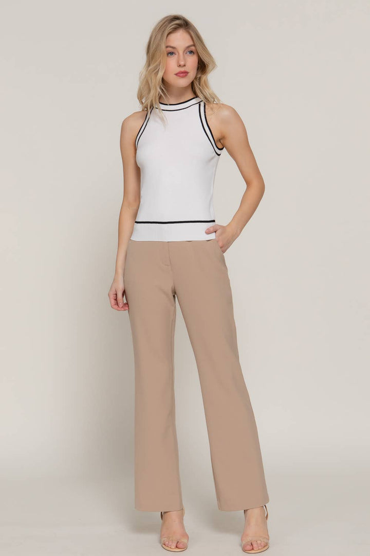 Contrast Stripe | Halter