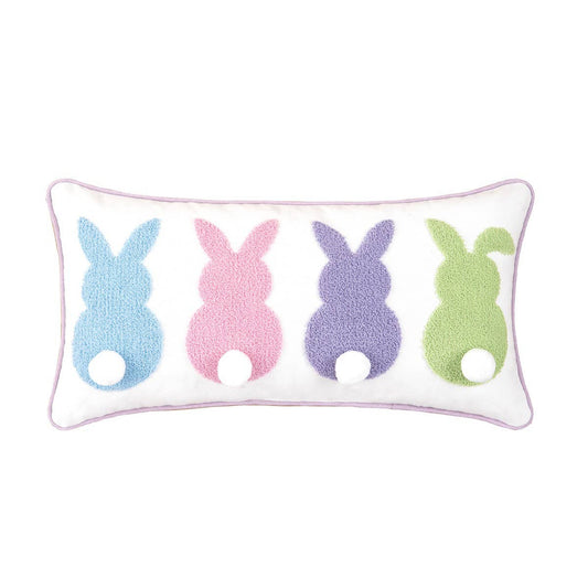 Easter Bunny Bum Throw Pillow