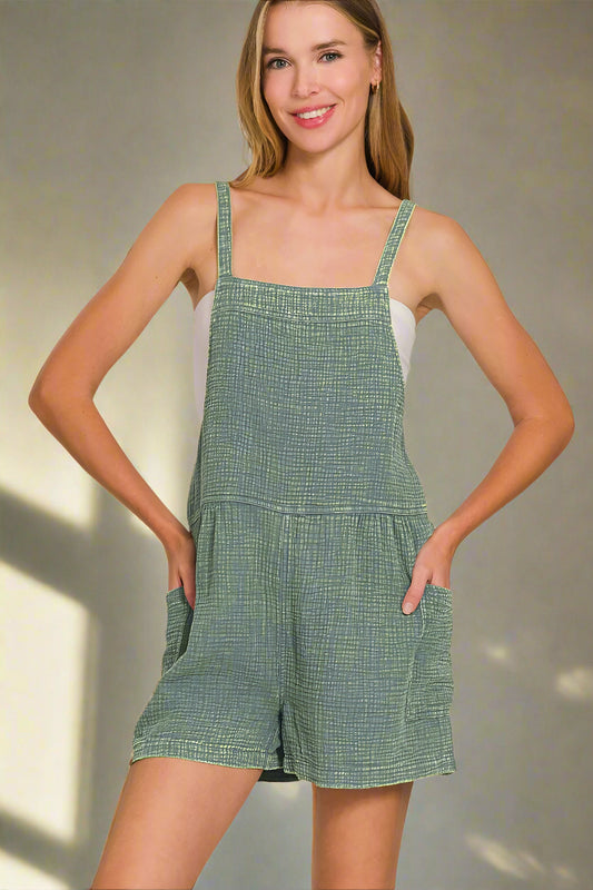 GAUZE ROMPER
