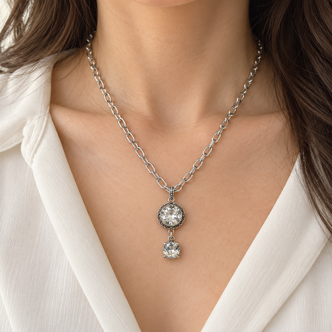 Silver Patina | Chain Necklace