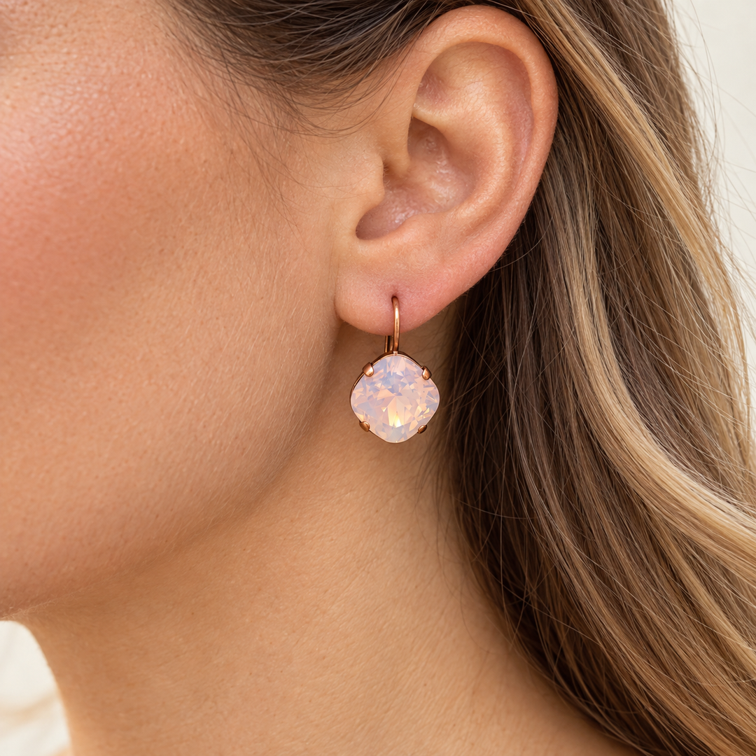 Dusty Rose Crystal | Square Shape