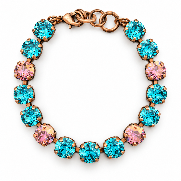 Copper Lavendar | Link Bracelet