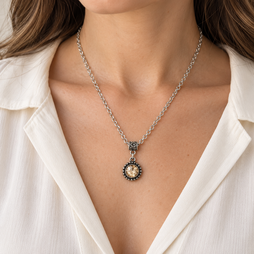 Champagne Silver | Necklace