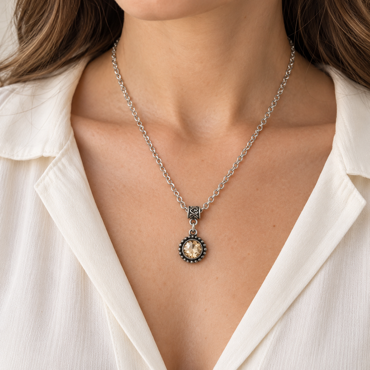 Champagne Silver | Necklace