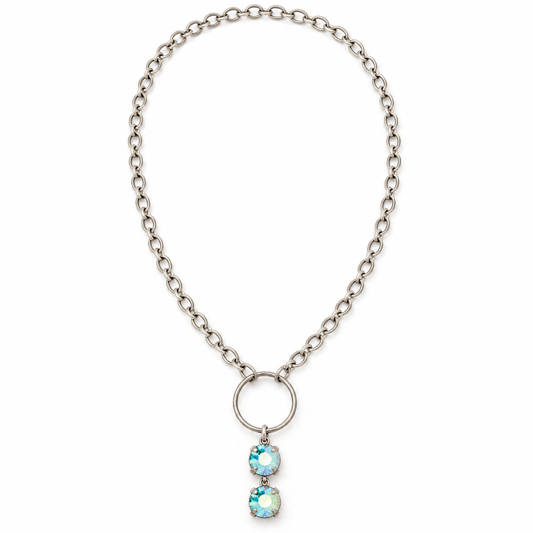 Double Turquoise AB | Necklace